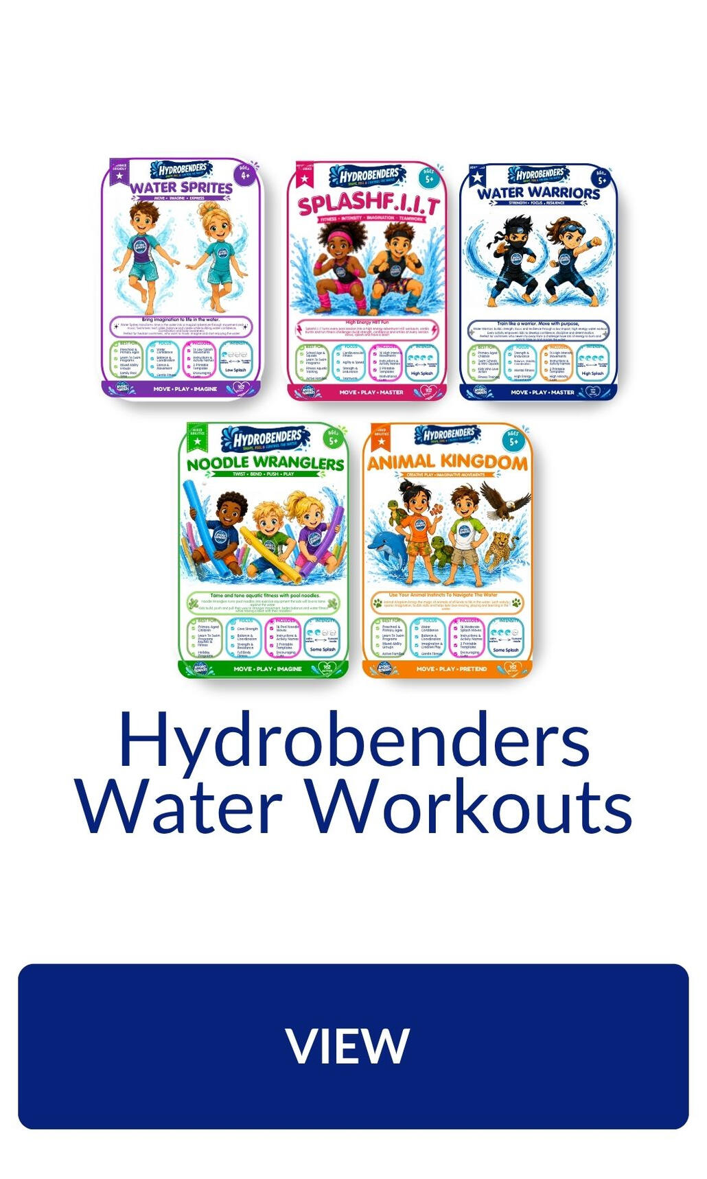 Hydrobenders Water Workouts for kids